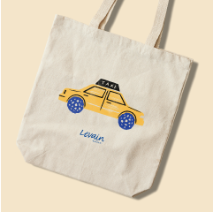 Taxi Cab Tote Bag - Levain Bakery