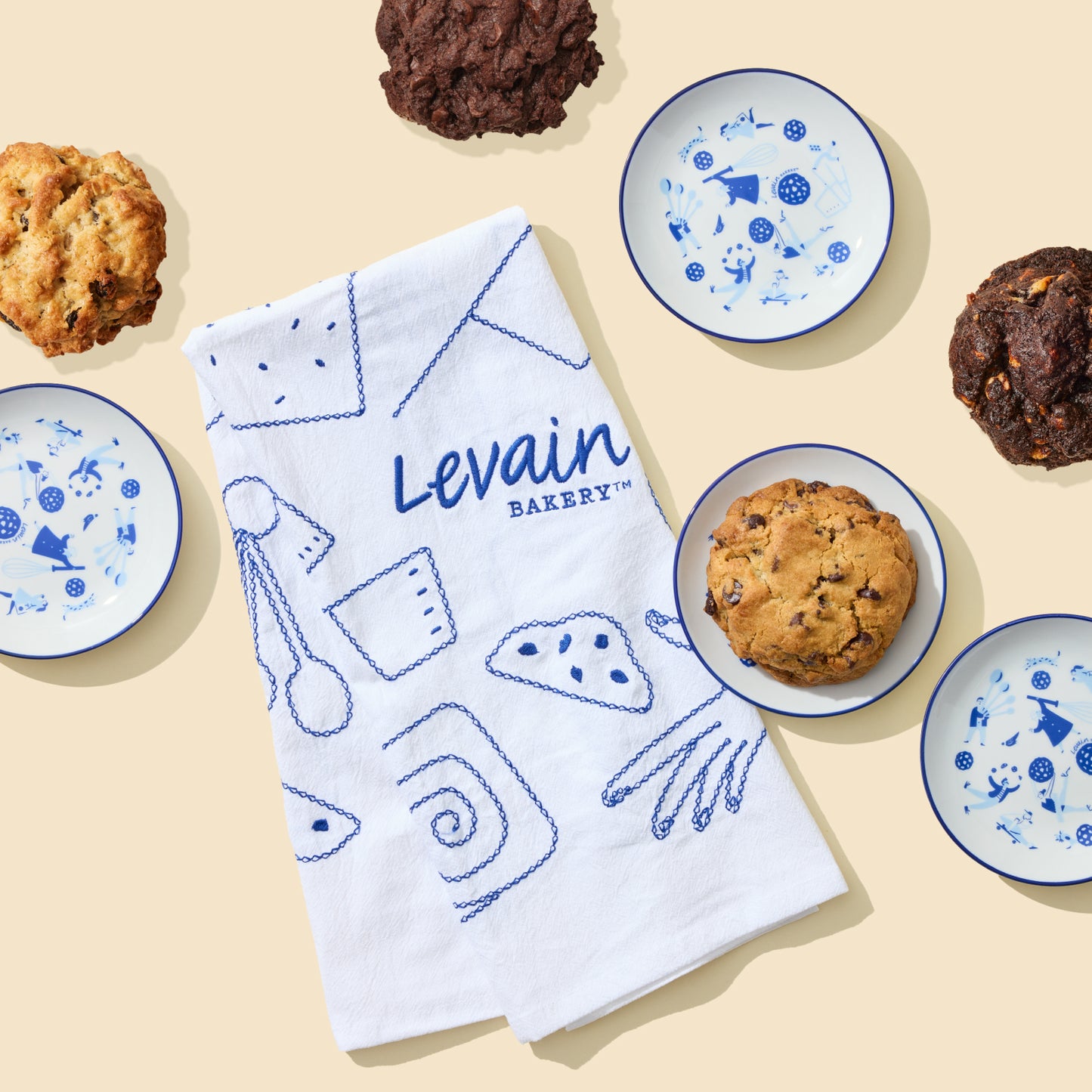 Levain for Crate & Barrel Cookie Plates (Set of 4)