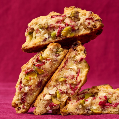Raspberry Pistachio Cookie