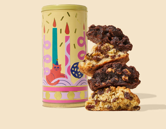 Birthday Musical Cookie Tin Gift Set