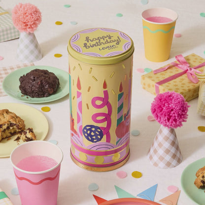 Birthday Musical Cookie Tin Gift Set